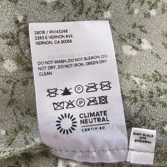 Reformation Lacey Sun Dress Floral Midi Feminine Coquette Cottagecore Green 10 - Picture 14 of 16